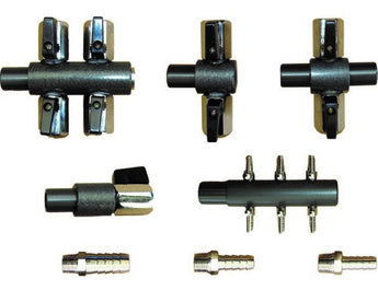4 Way 3/8" Hosetail Medo LA45/80 (inc tails) - SKS Wholesale