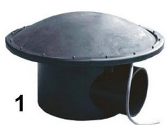 Complete 110mm Bottom Drain with Aereation lid (pic 1) - SKS Wholesale