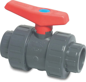 4" Profec Ball Valve (Double Union) RED HANDLE