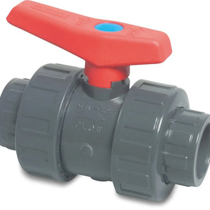 4" Profec Ball Valve (Double Union) RED HANDLE