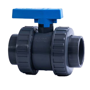 1" Ball Valve (Double Union)  OMEGA "High quality" BLUE HANDLE