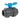 110mm TP (Waste pipe) Ball Valve (Double Union) BLUE HANDLE